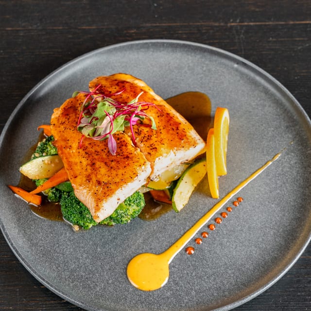 Salmon Teriyaki.