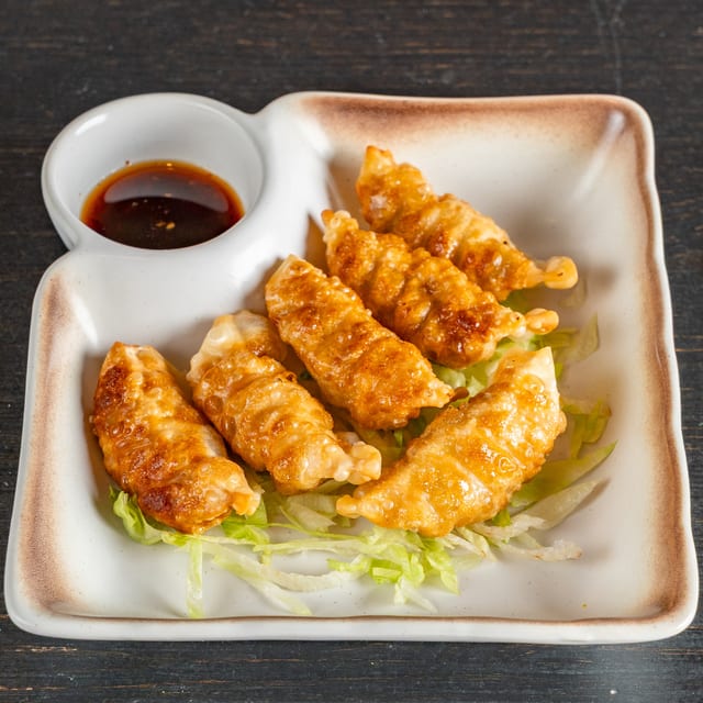 Gyoza or Veg Gyoza.