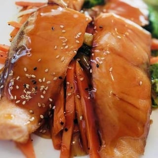 Salmon Teriyaki (Bento)